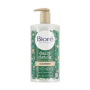 New Biore Cleanser Daily Detox w/Green Tea Extract 5 fl oz